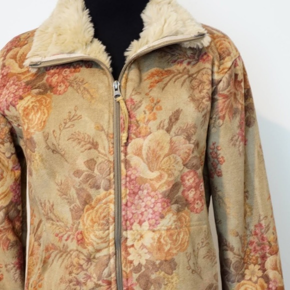 Athleta Faux Fur Suede Coat - Picture 3 of 8